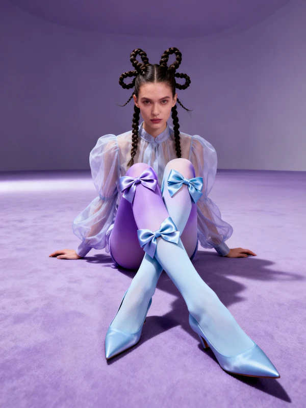 Lavender Fashion Portrait