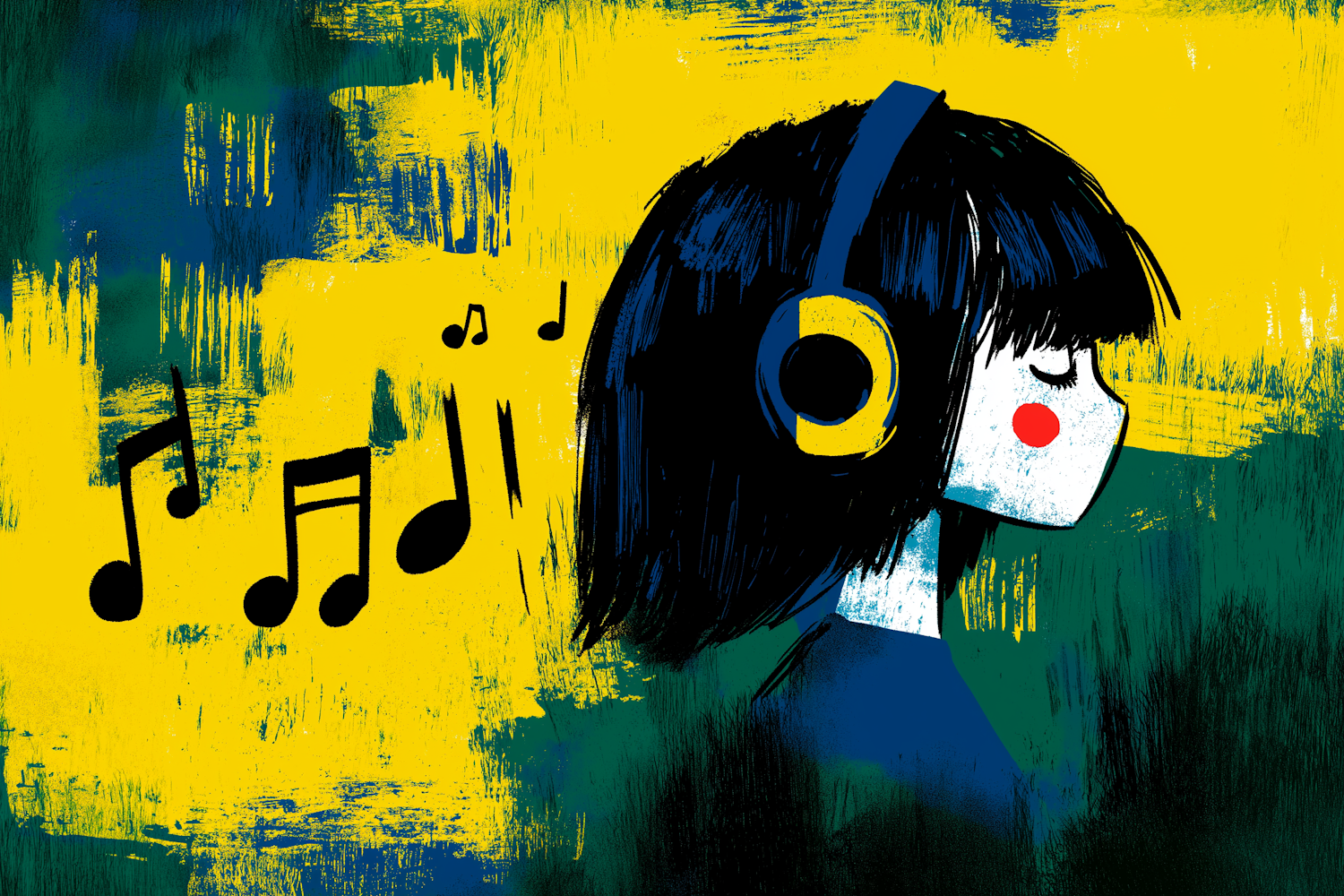 Music Enthusiast Illustration