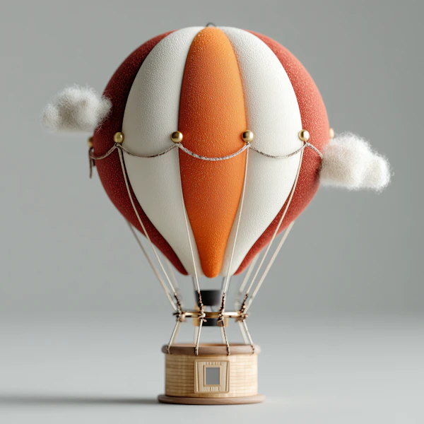 Miniature Hot Air Balloon