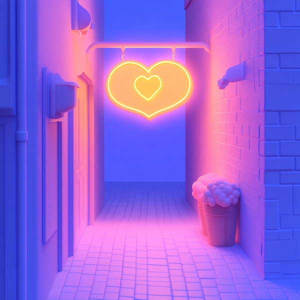 Neon Heart Alley