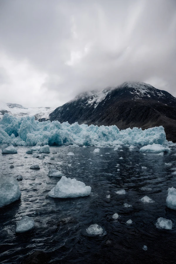 Glacial Landscape Scene
