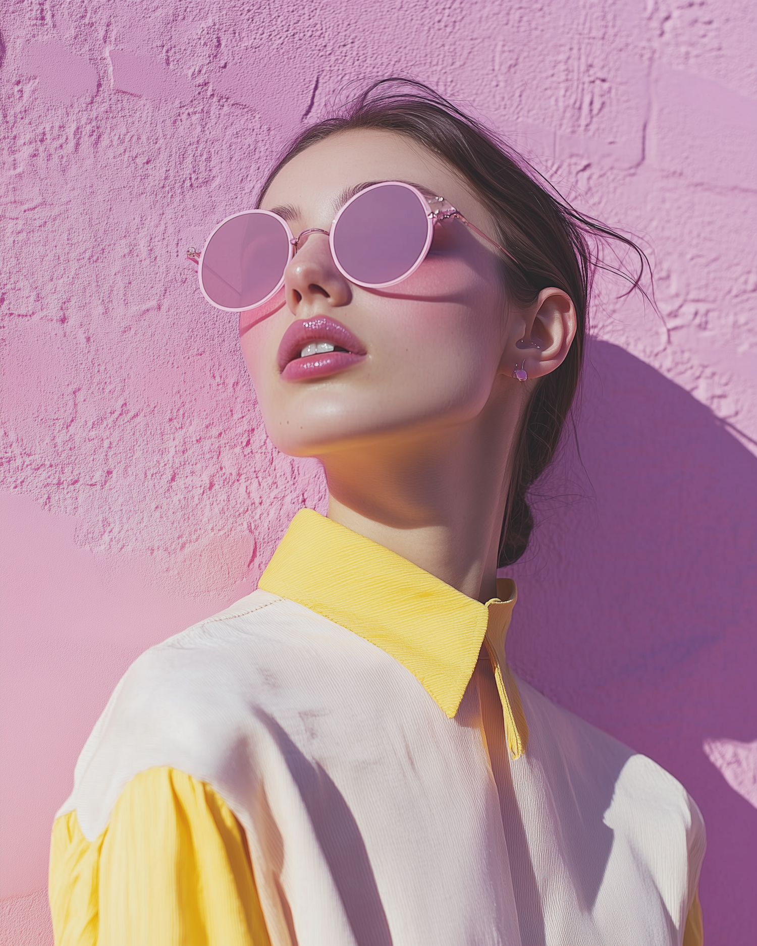 Woman in Pink Aesthetic