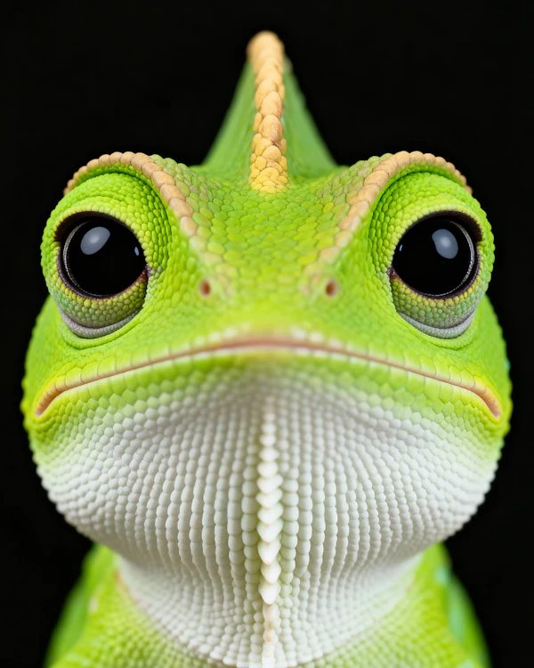 Vivid Green Chameleon