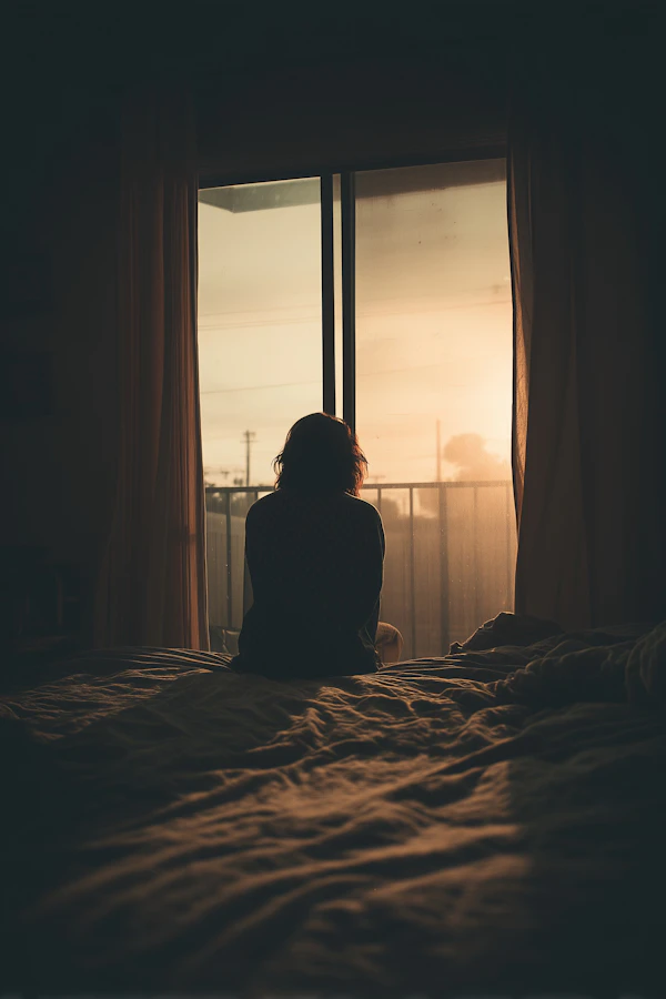 Sunset Silhouette Scene
