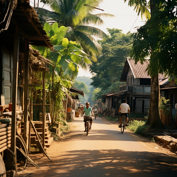 Tropical Village Tranquility