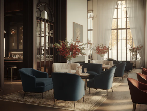 Luxurious Lounge Area