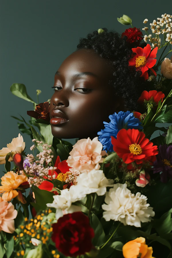 Floral Portrait Beauty