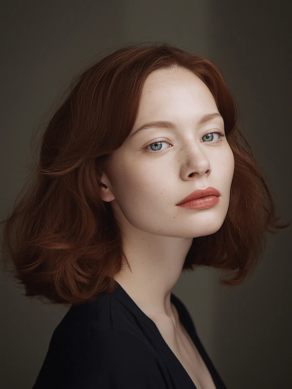 Portrait of Red-Haired Woman