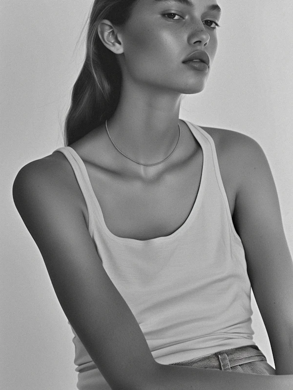 Black-and-White Portrait