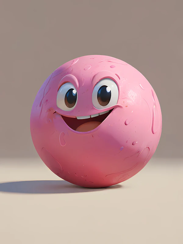 Cheerful Pink Sphere
