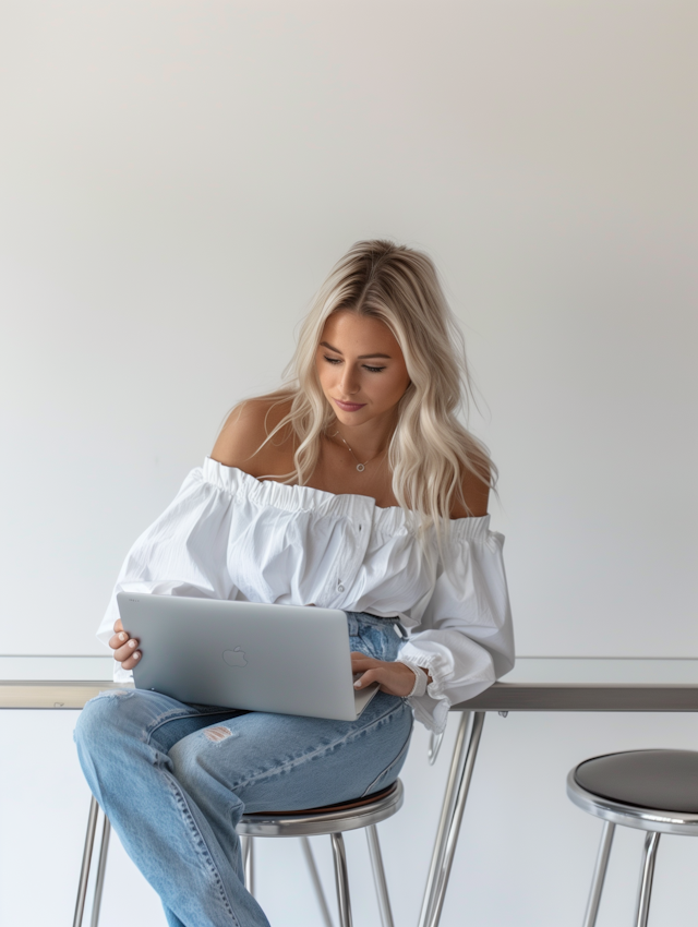 Woman with Laptop