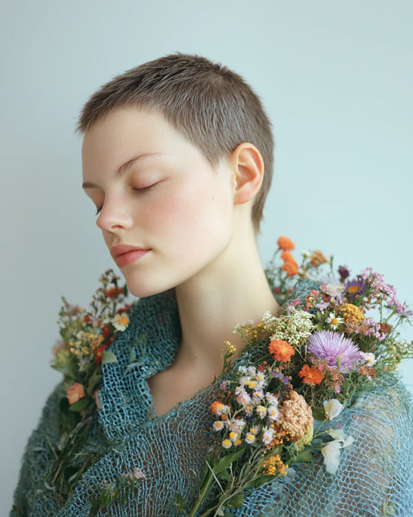 Ethereal Floral Portrait