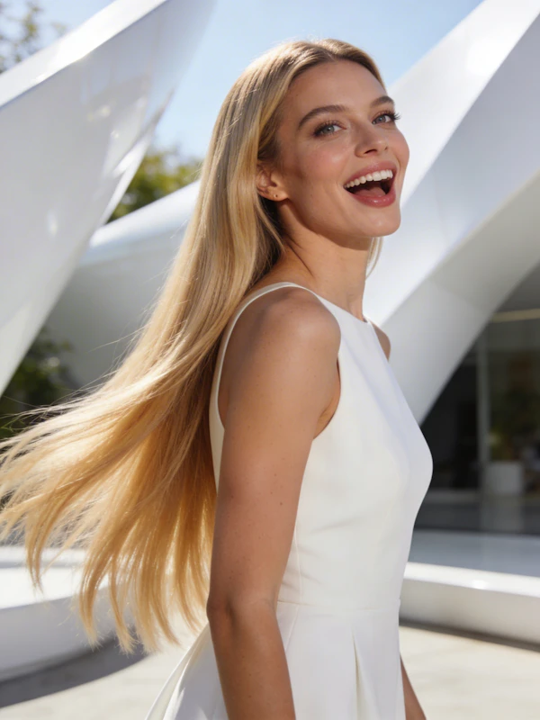 Radiant Woman Outdoors