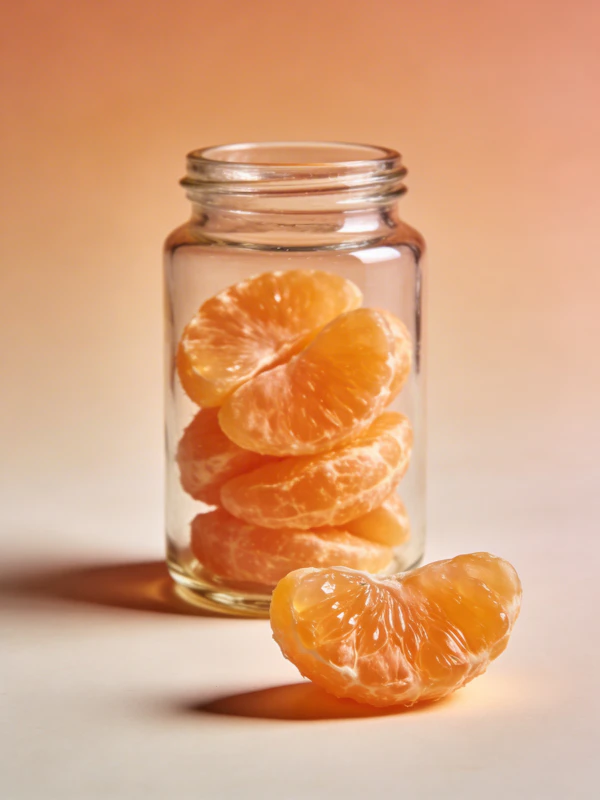 Orange Segments in Jar