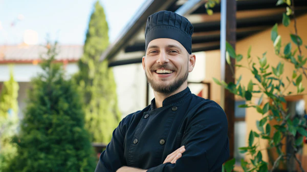 Outdoor Chef Portrait