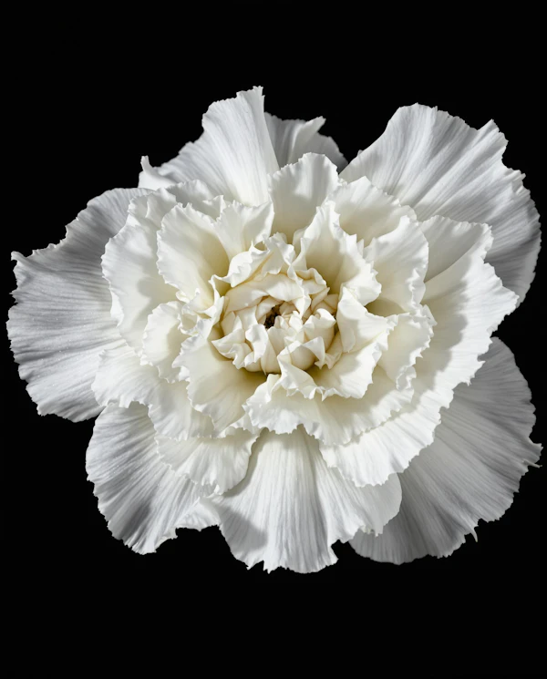 White Carnation Close-Up