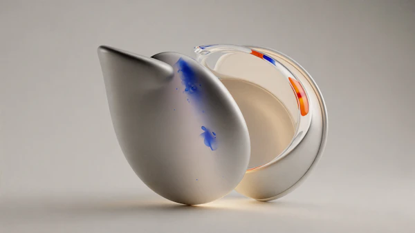 Abstract Metallic Sculpture