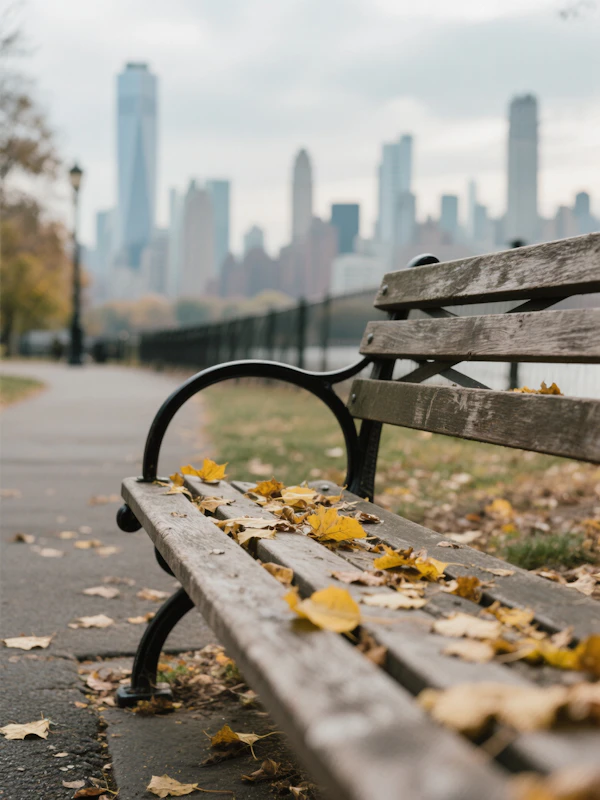 Autumn Park Scene