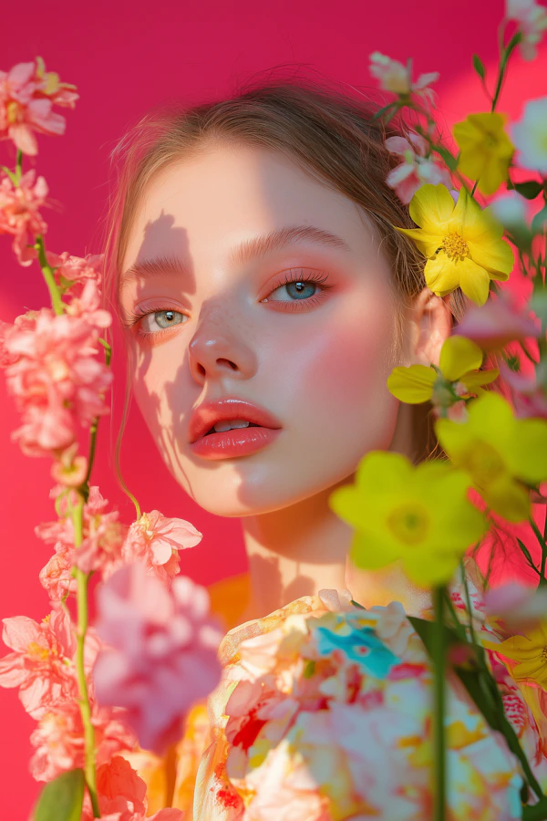 Floral Portrait Beauty