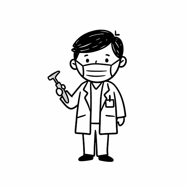 Cartoon Doctor Illustration