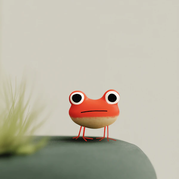 Cartoon Frog Illustration