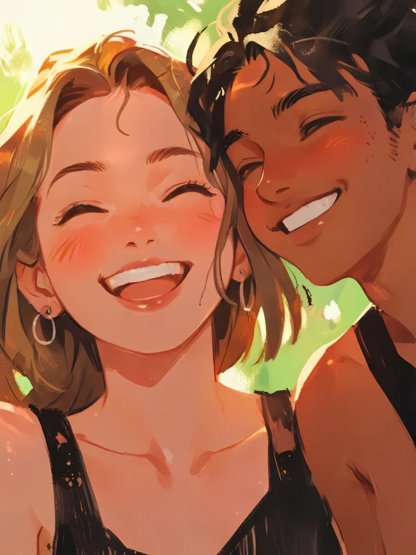 Joyful Outdoor Moment