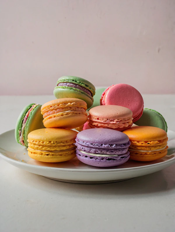 Colorful Macaron Stack