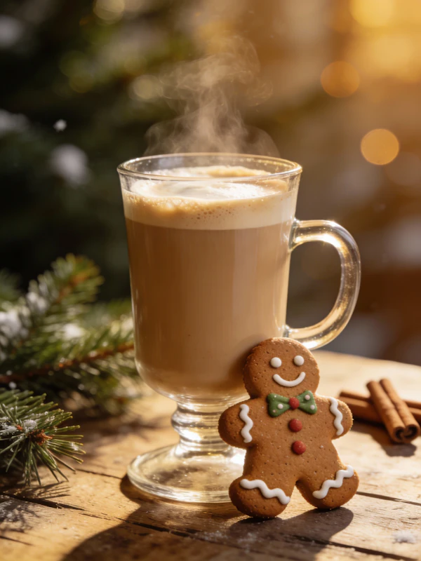 Festive Latte Scene