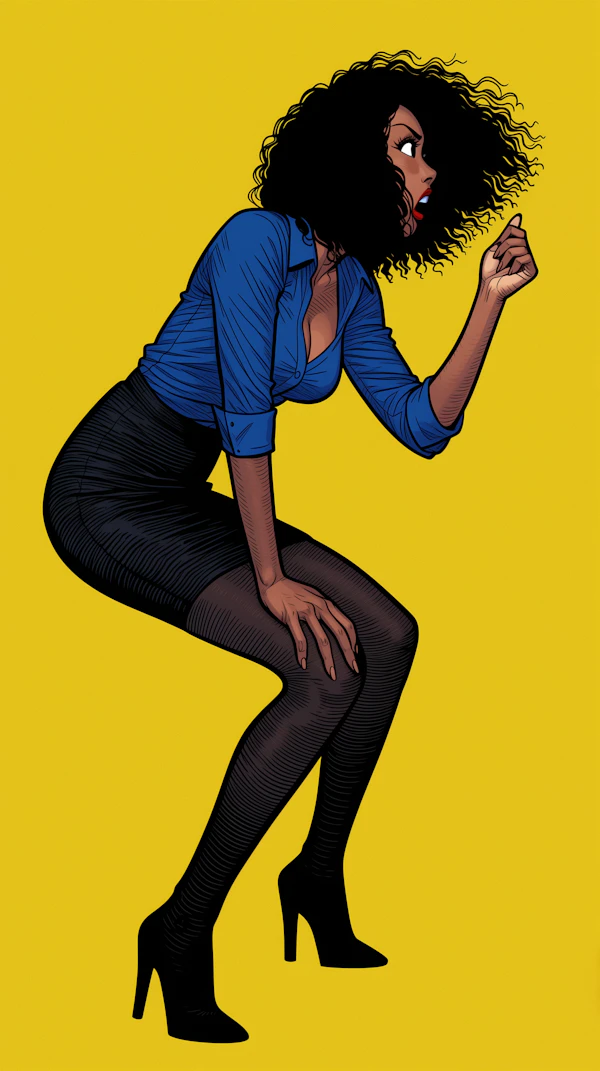 Stylized Woman Portrait