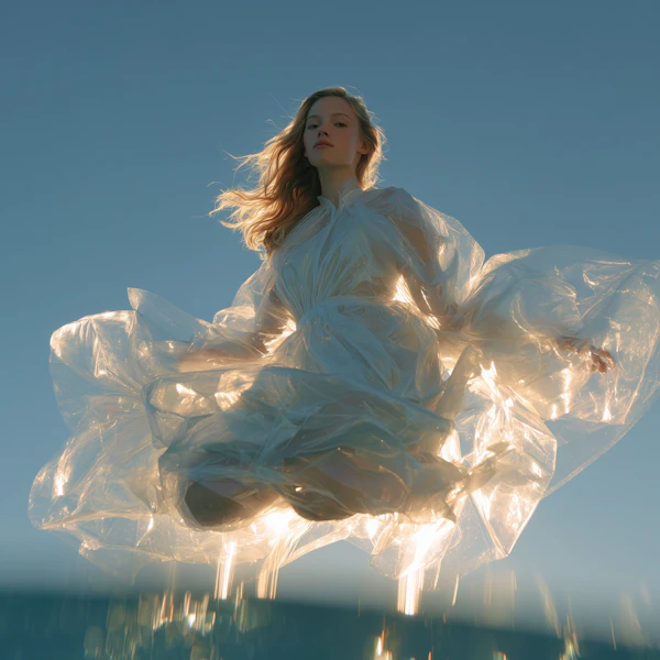 Ethereal Woman in Light