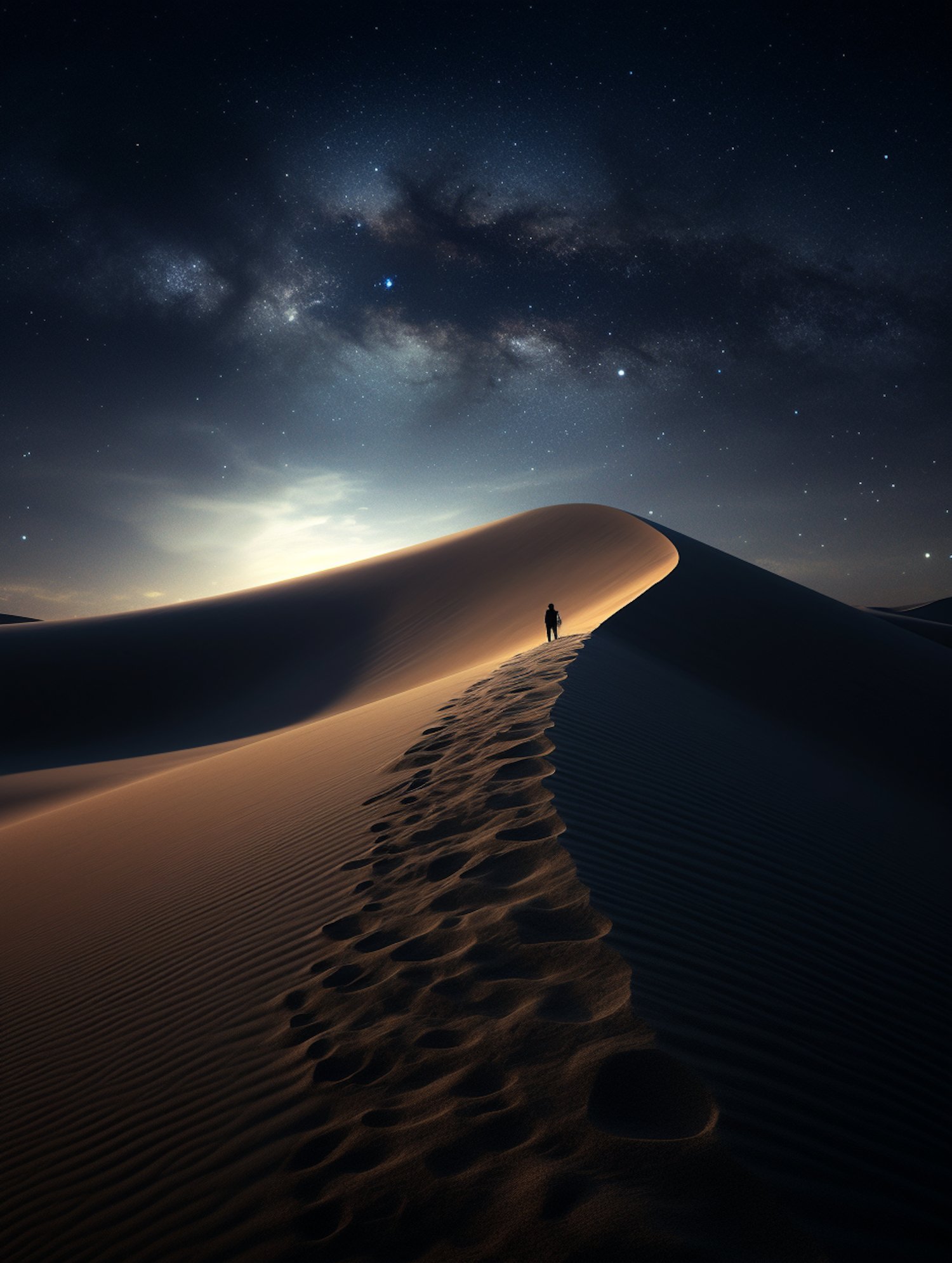 Cosmic Contemplation on the Dunes