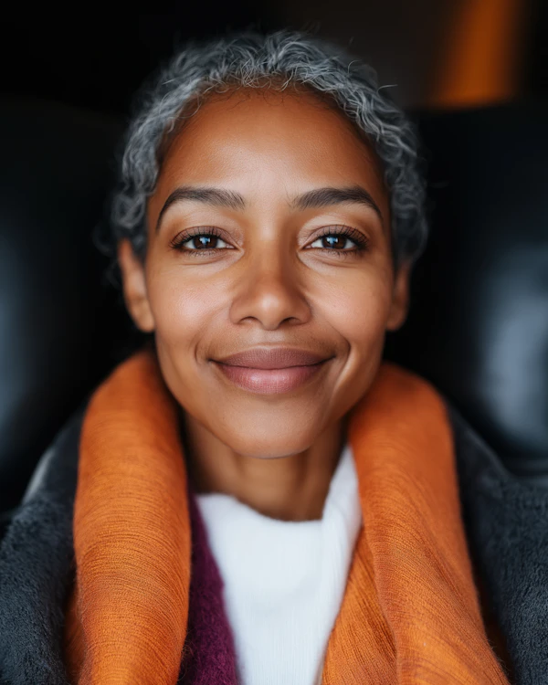 Warm Portrait of Woman