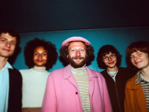 Group Portrait in Pink