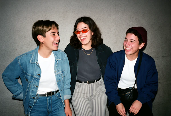 Laughing Young Adults