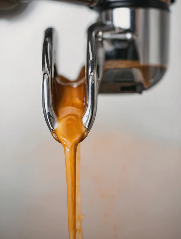 Espresso Extraction Close-Up