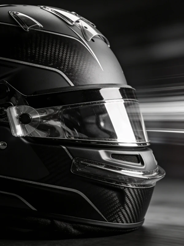 Sleek Racing Helmet