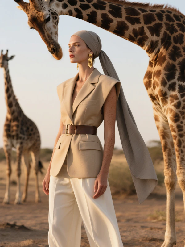 Elegant Savanna Scene