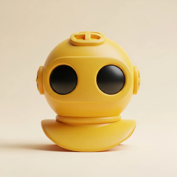 Stylized Yellow Robot