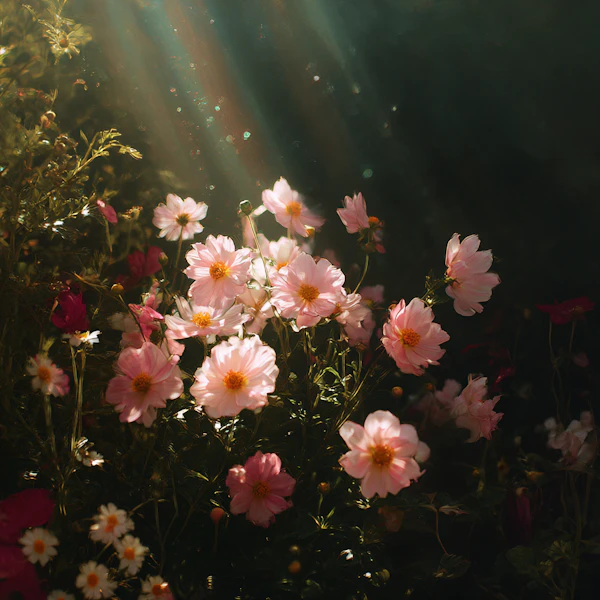 Glowing Pink Blossoms