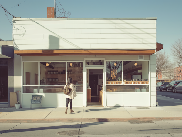 Contemporary Street-side Café