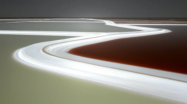 Surreal Salt Ponds