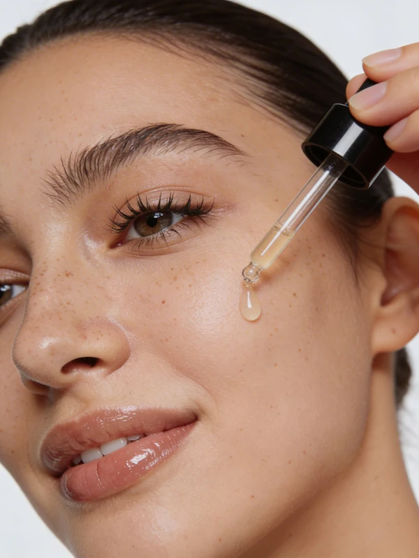 Skincare Serum Application