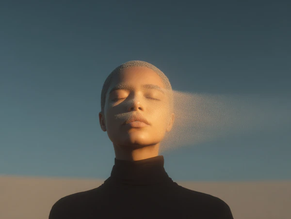 Serene Sunlit Portrait