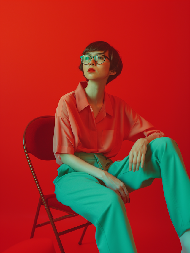 Contemplative Elegance in Color Harmony