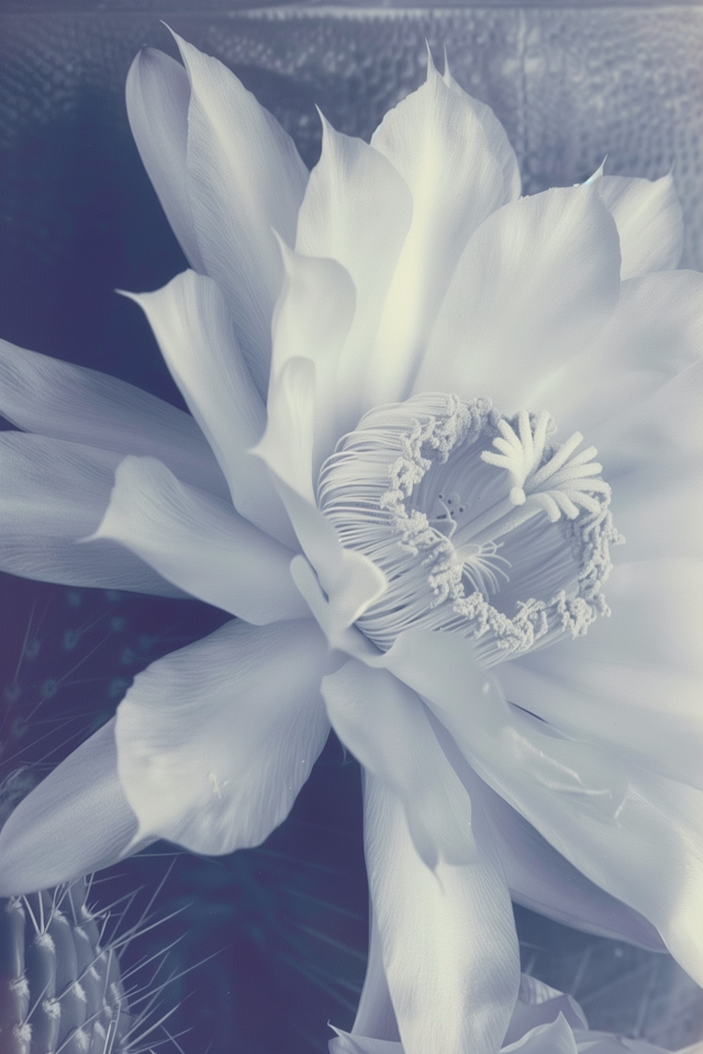 Close-up of Blooming White Flower