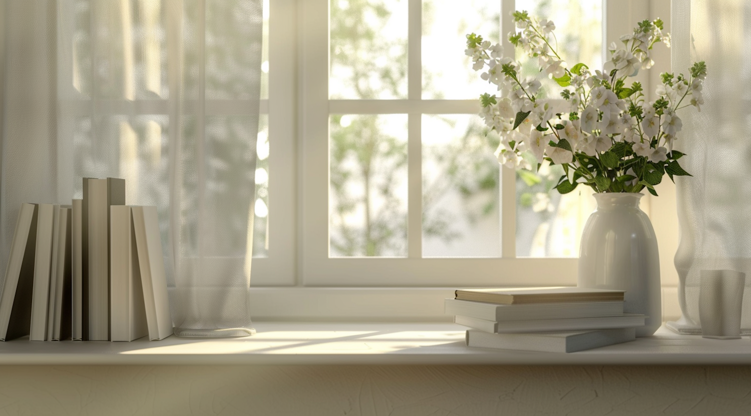 Serene Indoor Window Scene