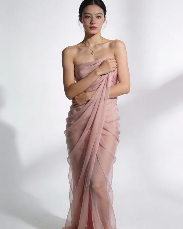 Elegant Draped Portrait