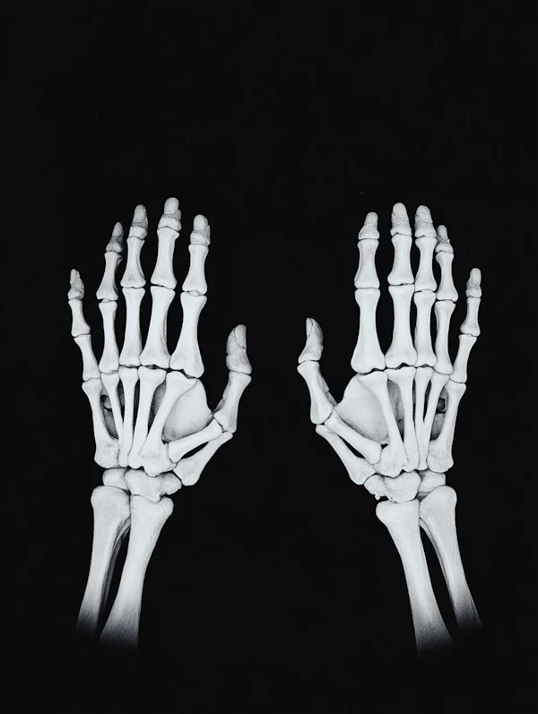 X-ray of Human Hands