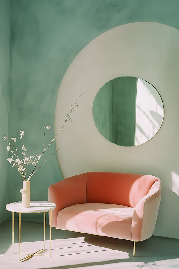 Minimalist Interior Design with Pastel Colors