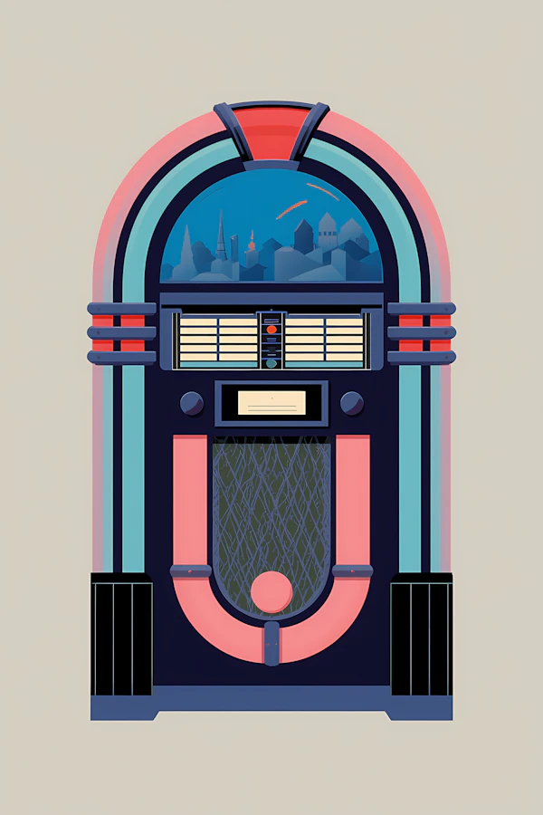 Vintage Jukebox Art
